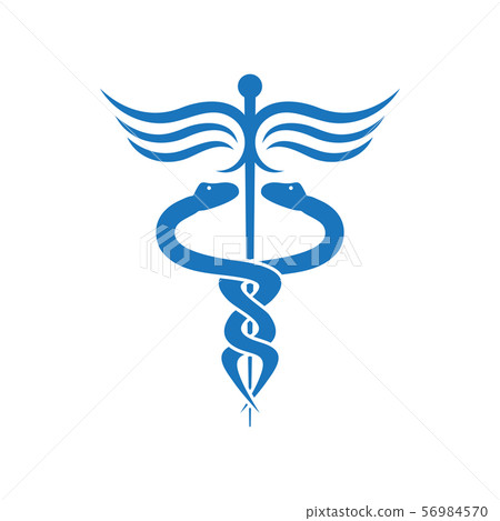 Medical snake graphic design template vector Medical snake graphic design template vector 56984570