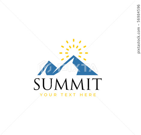 Summit logo design template vector isolated - Stock Illustration ...