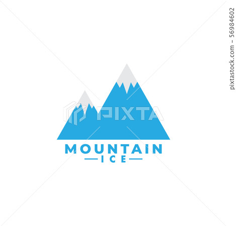 Mountain ice logo design template vector isolated 56984602