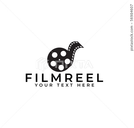 Film logo design template vector isolated Film logo design template vector isolated 56984607