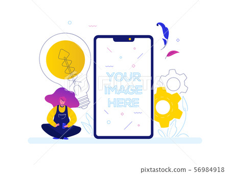 Bright idea - modern flat design style illustration Bright idea - modern flat design style illustration 56984918