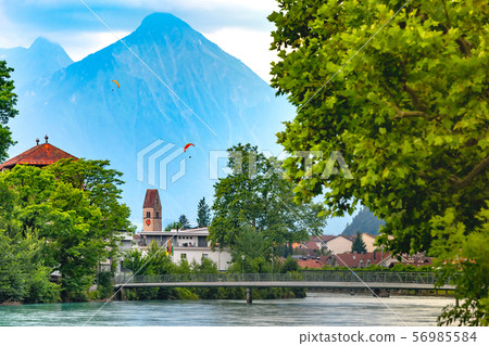 Old City of Unterseen, Interlaken, Switzerland Old City of Unterseen, Interlaken, Switzerland 56985584