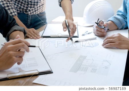 Image of engineer or architectural 56987189