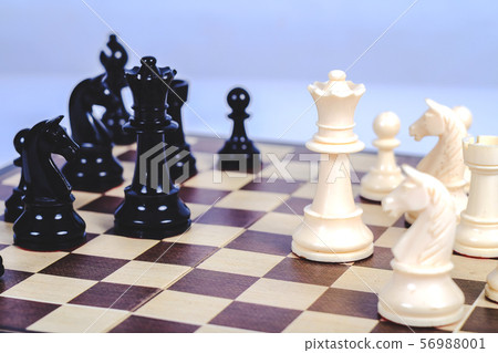 chess figure on board game concept for competition 56988001