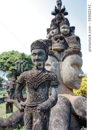 Laos Vientiane: Buddha Park (Shen Quang) Sculpture Park, Xieng Khuan 56988541