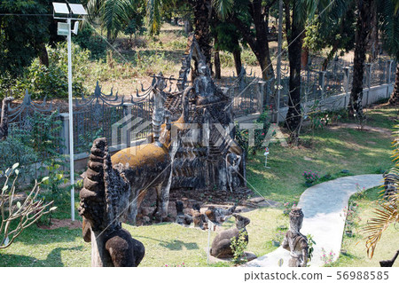 Laos Vientiane: Buddha Park (Shen Quang) Sculpture Park, Xieng Khuan 56988585