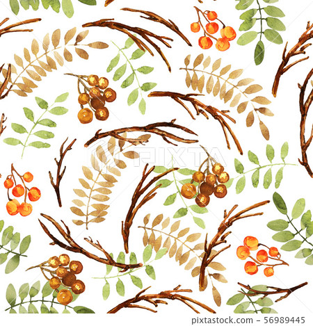 watercolor Christmas pattern watercolor Christmas pattern 56989445