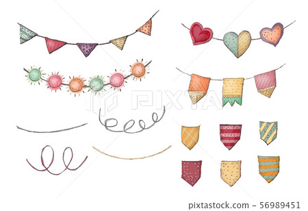 set of garlands set of garlands 56989451
