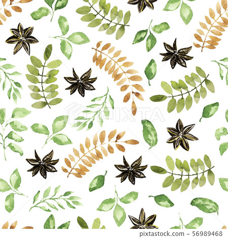 watercolor Christmas pattern watercolor Christmas pattern 56989468