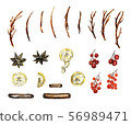 watercolor spice set 56989471