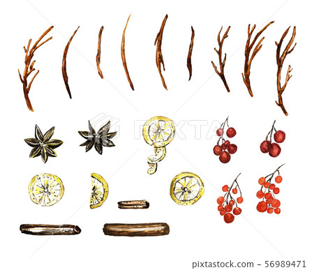 watercolor spice set watercolor spice set 56989471