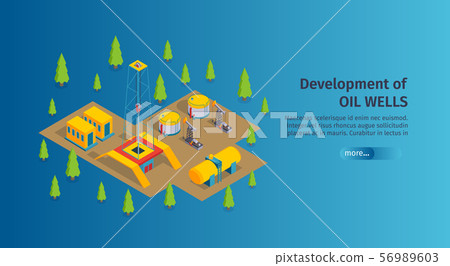 Oil Wells Development Banner 56989603