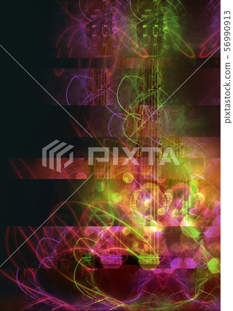 Abstract guitar Abstract guitar 56990913