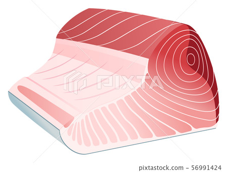 Tuna block 56991424