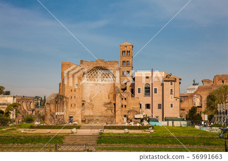 Ruins of the Temple of Venus and Roma 56991663