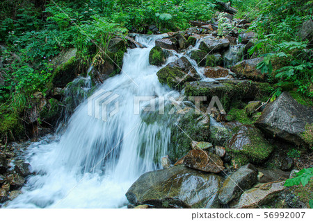 Mountain river and stone 56992007