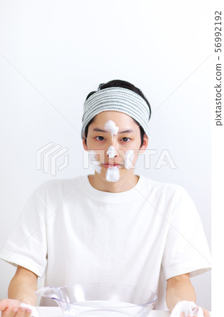 Men's beauty salon, men's beauty, face wash, skin care, face wash Men's beauty salon, men's beauty, face wash, skin care, face wash 56992192
