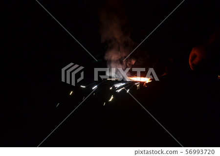 Hand-held fireworks 56993720