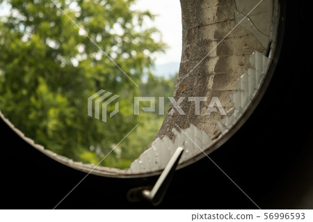 Broken Window after gutting a building Broken Window after gutting a building 56996593