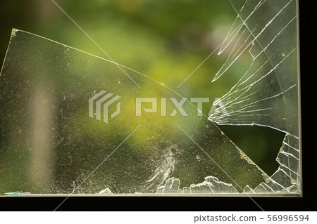 Broken Window after gutting a building Broken Window after gutting a building 56996594