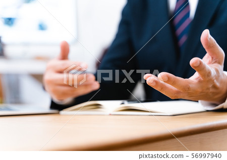 Business hand 56997940