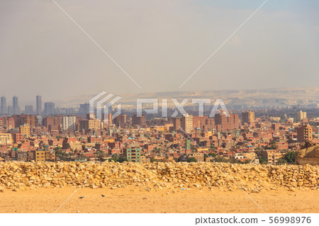 View of Cairo city from the Giza plateau View of Cairo city from the Giza plateau 56998976