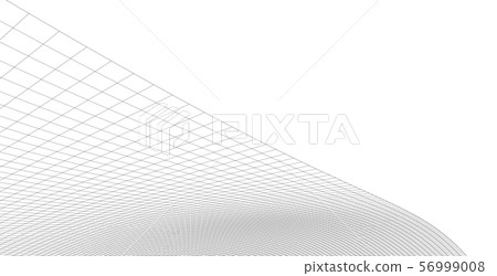Abstract wireframe background. 3D grid Abstract wireframe background. 3D grid 56999008