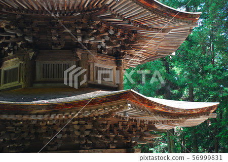 Yasuda Temple Eight octagonal triple tower 56999831