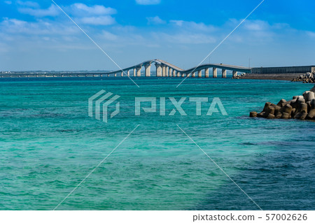 Okinawa Miyakojima Japan's longest bridge Irabu Ohashi 57002626