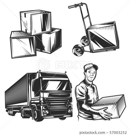 Set of delivery elements 57003252