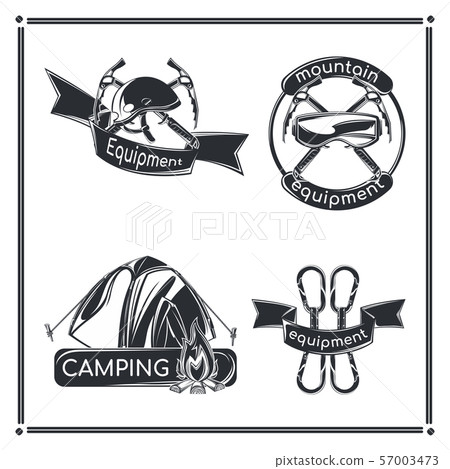 Set of camping emblems Set of camping emblems 57003473