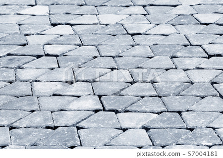 Brick sidewalk, made from plain interlocking 57004181