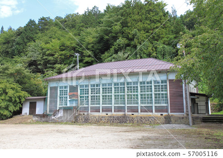 An abandoned elementary school wooden gymnasium An abandoned elementary school wooden gymnasium 57005116