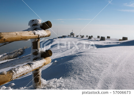 Winter view at the war memorial, Grappa mount, Winter view at the war memorial, Grappa mount, 57006673