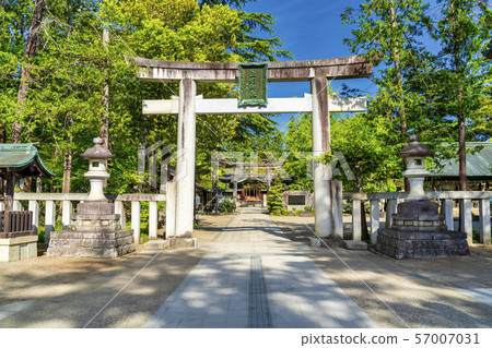 Uesugi Shrine Yamagata Yonezawa in early summer 57007031