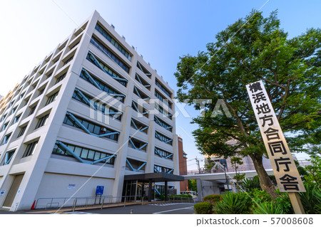 日本橫濱地區政府辦公室的橫濱都市風景 57008608