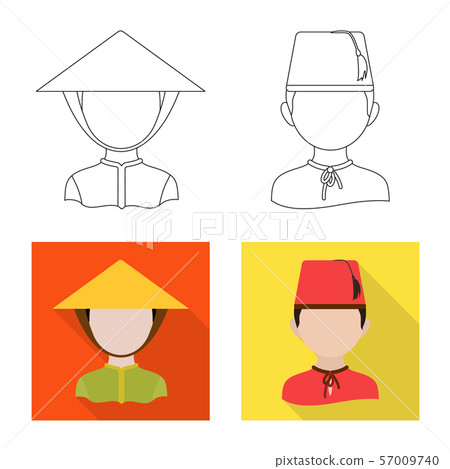 Vector design of imitator and resident logo. Collection of imitator and culture vector icon for Vector design of imitator and resident logo. Collection of imitator and culture vector icon for 57009740