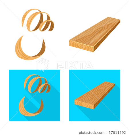 Vector design of tree and raw symbol. Collection of tree and construction stock vector illustration. Vector design of tree and raw symbol. Collection of tree and construction stock vector illustration. 57011392
