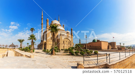 Panorama of the Great Mosque in the Cairo Citadel, Panorama of the Great Mosque in the Cairo Citadel, 57012518