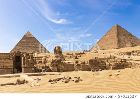 The Great Pyramids of Giza complex: the Sphinx, 57012527