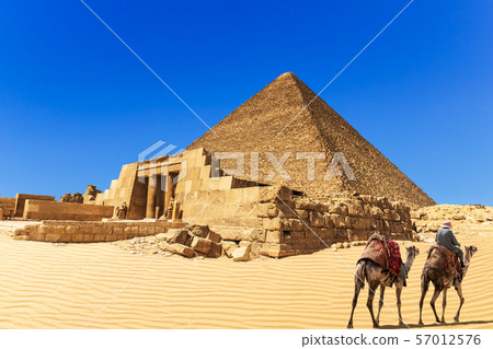 The Pyramid of Cheops and the Mastaba of 57012576