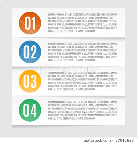 Infographic banners set 57012688