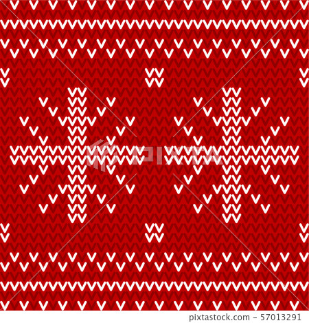 seamless red and white knitted background - Stock Illustration ...