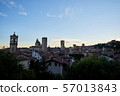 Picturesque view over Bergamo historic center 57013843