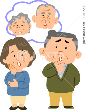 考慮晚年的資深夫婦 考慮晚年的資深夫婦 57015418