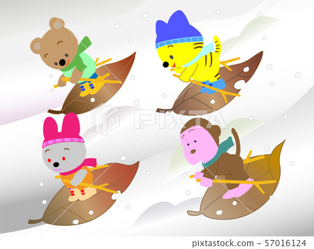 動物冬季運動 57016124