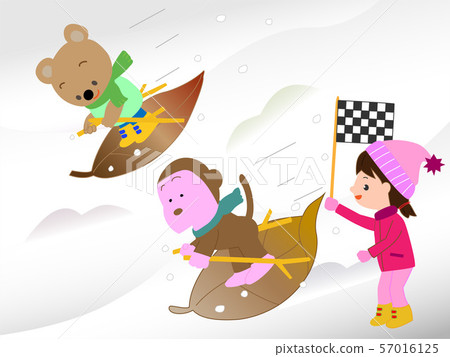 Animal winter sports 57016125