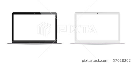 Black and white version Laptop pc set white lcd Black and white version Laptop pc set white lcd 57018202