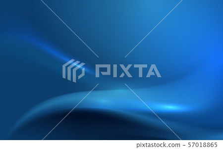 Abstract blue wavy with blurred light curved lines background. Technology futuristic concept 57018865
