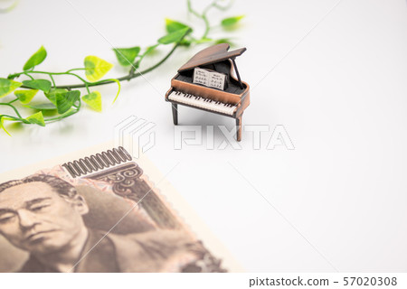 Piano and money 57020308
